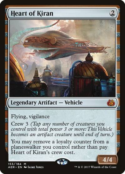 Heart of Kiran AER-153 Aether Revolt Magic card