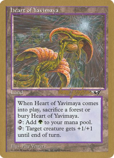 Heart of Yavimaya WC97-SG138 World Championship Decks 1997 Magic card