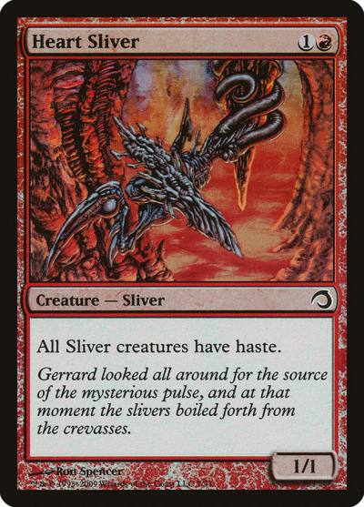 Heart Sliver H09-7 Premium Deck Series: Slivers Magic card