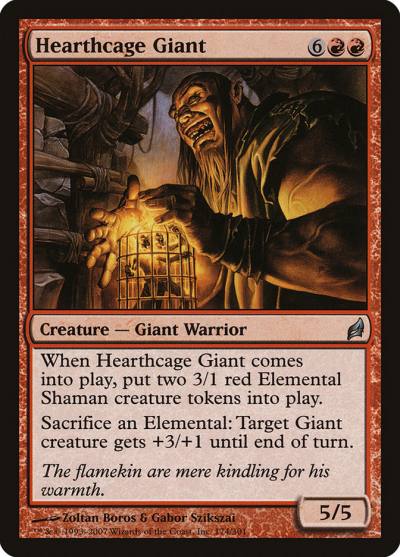 Hearthcage Giant 174 Lorwyn Magic card