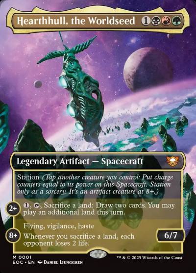 Hearthhull, the Worldseed EOC-1 Edge of Eternities Commander Magic card