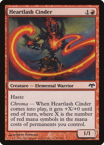 Heartlash Cinder 56 Eventide Magic card
