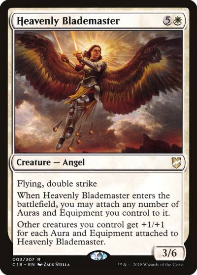 Heavenly Blademaster C18-3 Commander 2018 Magic card