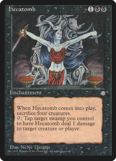 Hecatomb ICE-130 Ice Age Magic card