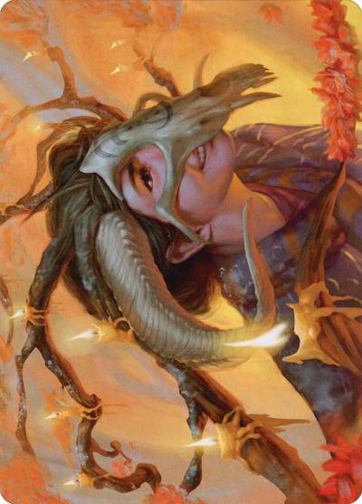 Hedgewitch's Mask // Hedgewitch's Mask AMID-17 Midnight Hunt Art Series Magic card
