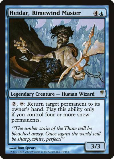 Heidar, Rimewind Master 36 Coldsnap Magic card