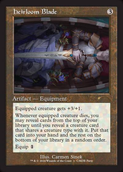Heirloom Blade PW24-16 Wizards Play Network 2024 Magic card