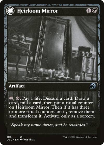 Heirloom Mirror // Inherited Fiend DBL-105 Innistrad: Double Feature Magic card