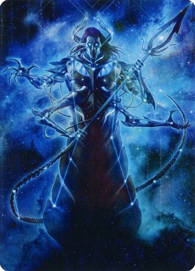 Heliod, the Warped Eclipse // Heliod, the Warped Eclipse AMOM-60 March of the Machine Art Series Magic card
