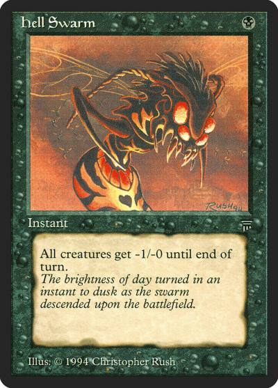 Hell Swarm LEG-103 Legends Magic card