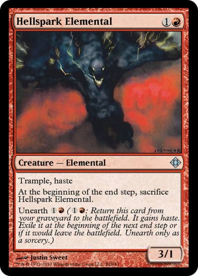 Hellspark Elemental TD0-B18 Magic Online Theme Decks Magic card