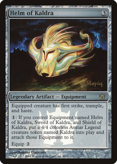 Helm of Kaldra P5DN-131STAR Fifth Dawn Promos Magic card