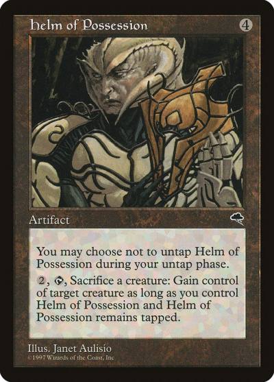 Helm of Possession TMP-291 Tempest Magic card