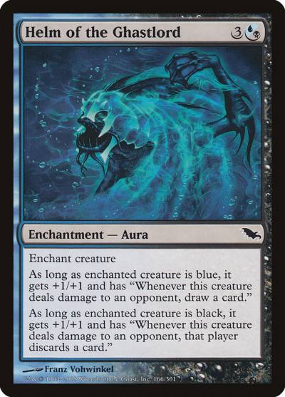 Helm of the Ghastlord SHM-166 Shadowmoor Magic card