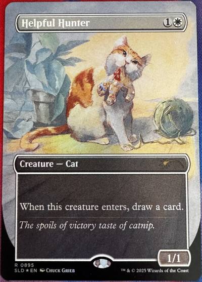 Helpful Hunter SLD-895 Secret Lair Drop Magic card