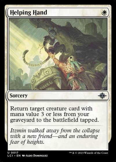 Helping Hand LCI-17 The Lost Caverns of Ixalan Magic card
