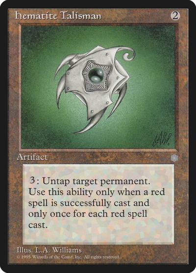 Hematite Talisman ICE-320 Ice Age Magic card
