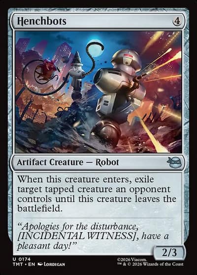 Henchbots 174 Teenage Mutant Ninja Turtles Magic card