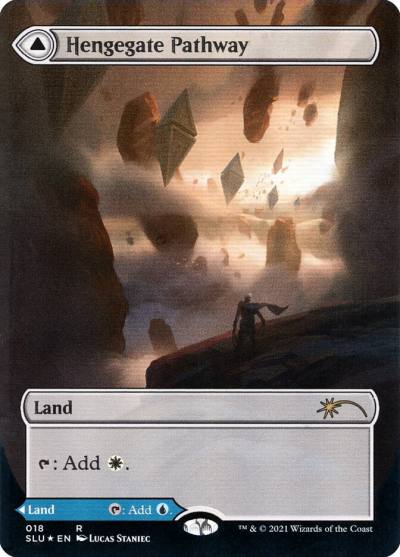 Hengegate Pathway // Mistgate Pathway SLU-18 Secret Lair: Ultimate Edition Magic card