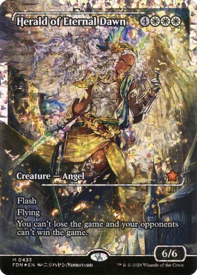 Herald of Eternal Dawn FDN-433 Foundations Magic card