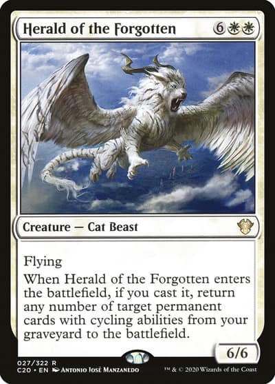 Herald of the Forgotten 27 Commander 2020 Magic card