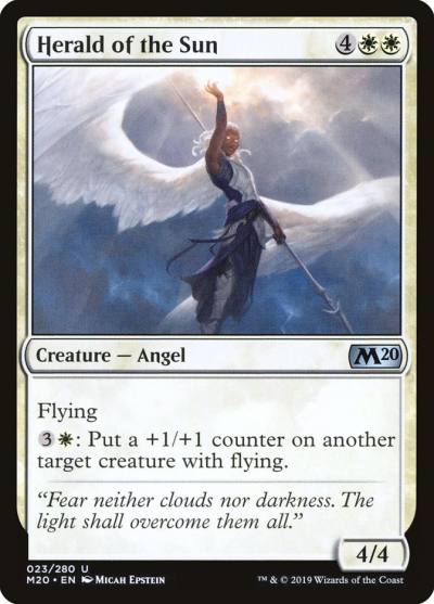 Herald of the Sun M20-23 Core Set 2020 Magic card