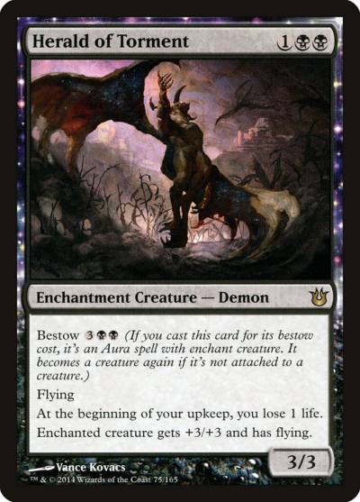 Herald of Torment BNG-75 Born of the Gods Magic card