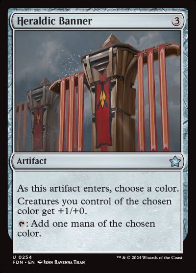 Heraldic Banner FDN-254 Foundations Magic card