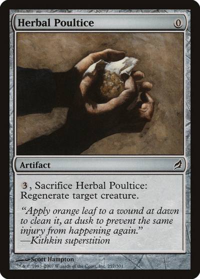 Herbal Poultice LRW-257 Lorwyn Magic card