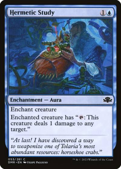 Hermetic Study DMR-53 Dominaria Remastered Magic card