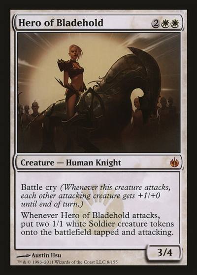 Hero of Bladehold P11-8 Magic Player Rewards 2011 Magic card