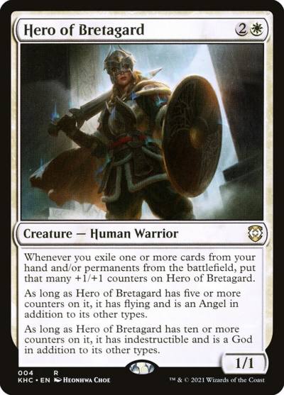 Hero of Bretagard 4 Kaldheim Commander Magic card