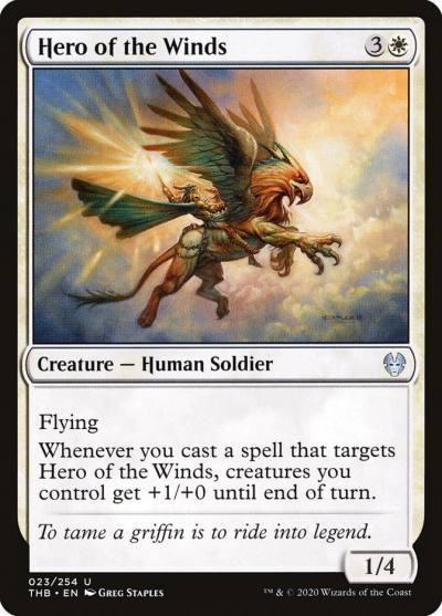 Hero of the Winds 23 Theros Beyond Death Magic card