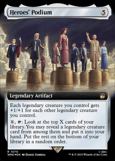 Heroes' Podium WHO-1070 Doctor Who Magic card