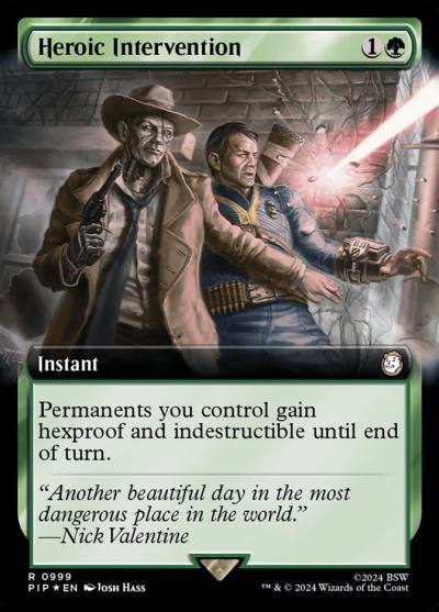 Heroic Intervention PIP-999 Fallout Magic card