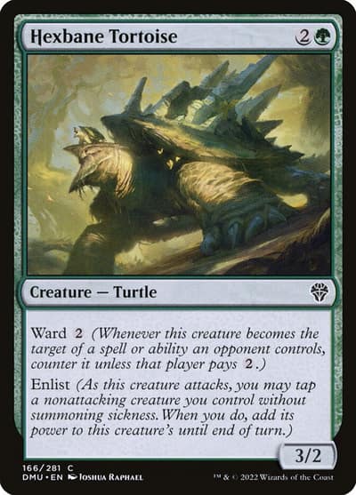 Hexbane Tortoise 166 Dominaria United Magic card