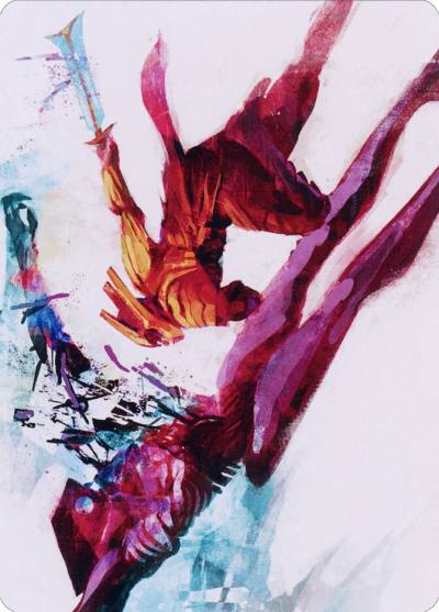 Hexgold Slash // Hexgold Slash AONE-30 Phyrexia: All Will Be One Art Series Magic card