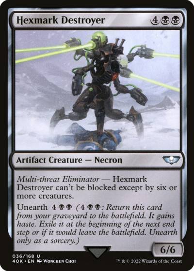 Hexmark Destroyer 40K-36 Warhammer 40,000 Commander Magic card