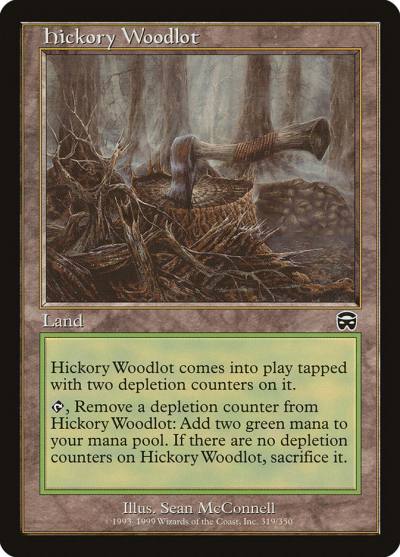 Hickory Woodlot MMQ-319 Mercadian Masques Magic card