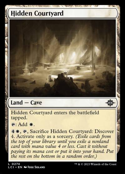 Hidden Courtyard LCI-274 The Lost Caverns of Ixalan Magic card