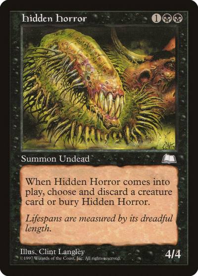 Hidden Horror WTH-72 Weatherlight Magic card