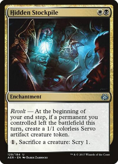 Hidden Stockpile AER-129 Aether Revolt Magic card