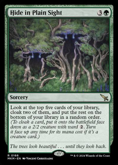 Hide in Plain Sight MKM-166 Murders at Karlov Manor Magic card