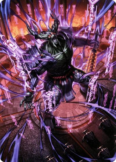 Hidetsugu, Devouring Chaos // Hidetsugu, Devouring Chaos ANEO-56 Neon Dynasty Art Series Magic card