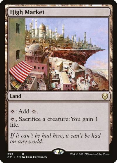 High Market C21-293 Commander 2021 Magic card