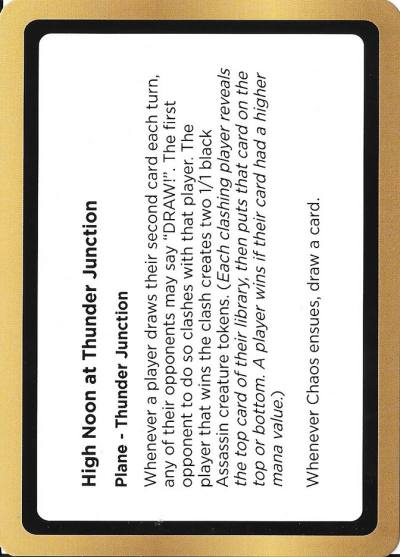 High Noon At Thunder Junction UNK-PLA015 Unknown Event Magic card