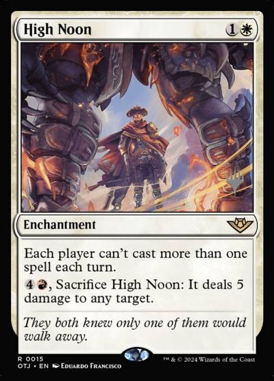 High Noon POTJ-15P Outlaws of Thunder Junction Promos Magic card