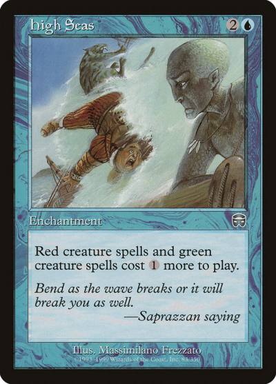High Seas MMQ-83 Mercadian Masques Magic card