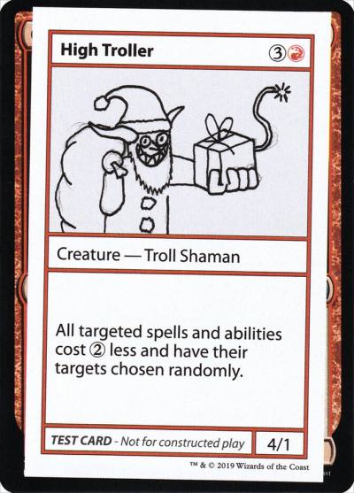 High Troller CMB2-54 Mystery Booster Playtest Cards 2021 Magic card