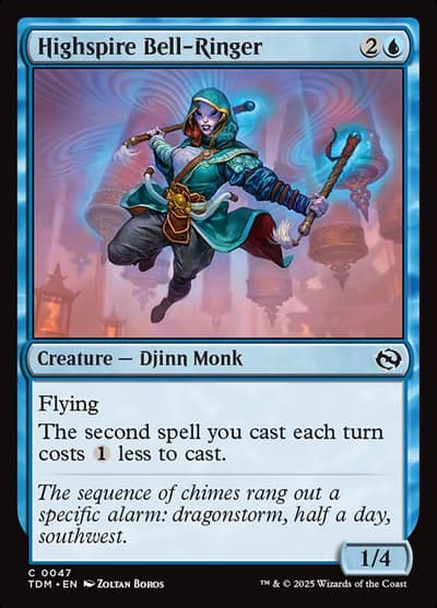 Highspire Bell-Ringer TDM-47 Tarkir: Dragonstorm Magic card
